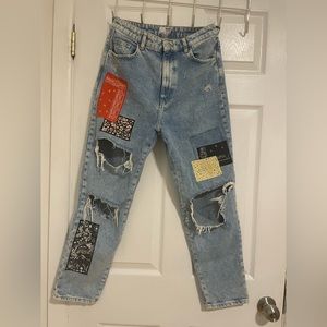 High wasted mom jeans